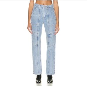 Agolde Cooper Cargo jeans in the color ‘rank’ - Only Worn Once!